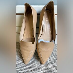 M. Gemi Tan Leather Loafers